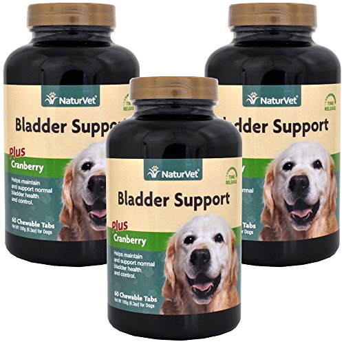 3 PACK Naturvet Bladder Support Plus Cranberry Time Release (180 Chews)