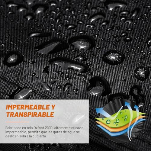 Miniatura 4 de Neverland Funda Para Moto Acuática Remolcable De 3 Asientos, Resistente Al Agua, 210d Con 2 Rejillas De Ventilación, Grado Marino, Resistente A Los Rayos Uv, Se Adapta Hasta 145 Pulgadas