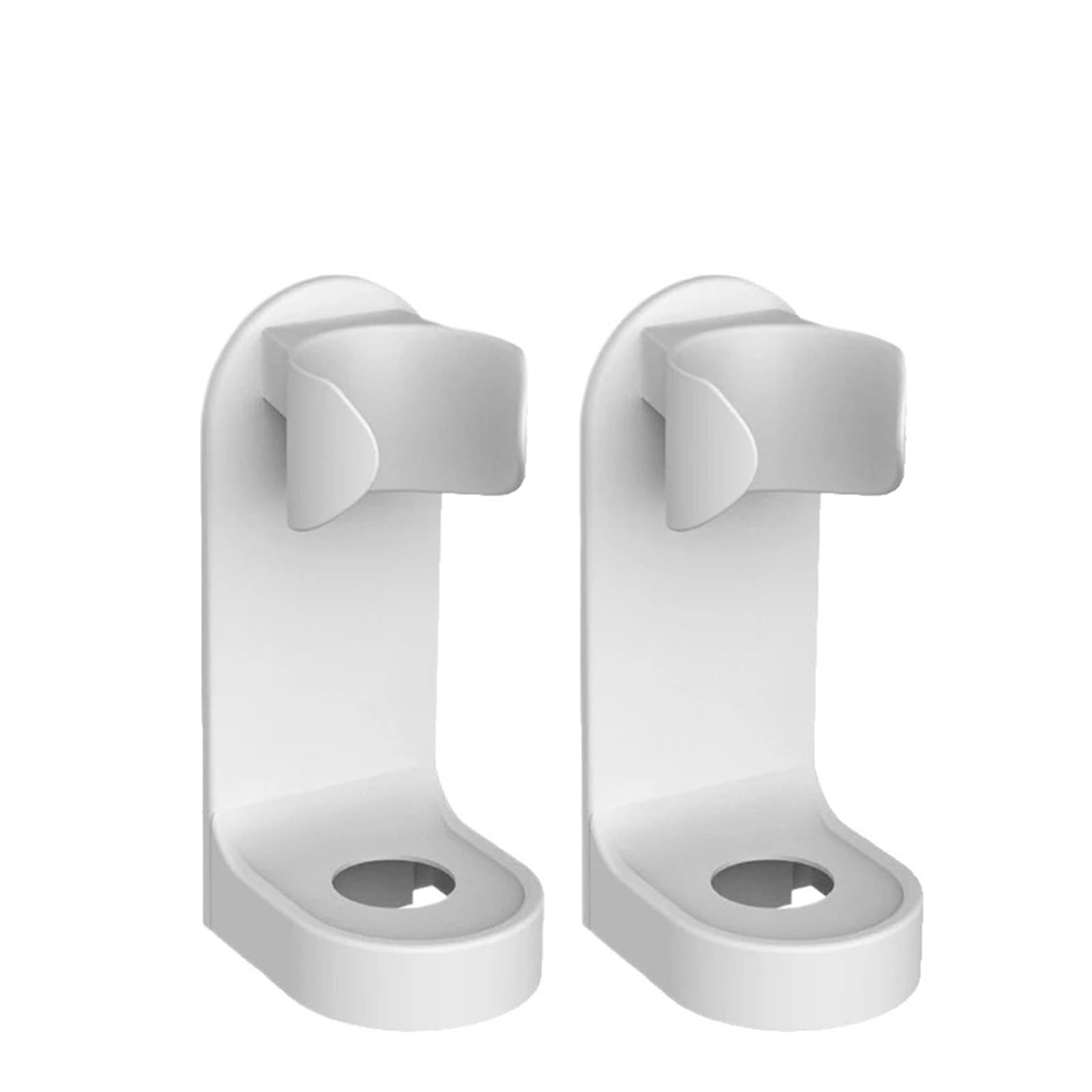 Étagère rangement murale salle de bain design épuré blanc pour rasoir