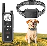 Wireless Dog Fence, Electric Dog Fence, Outdoor Remote Control Dog Training Collar with 3 Mode, Rechargeable 185 Days Standby IPX7 Waterproof Pet Containment System for Yard 1 Dog