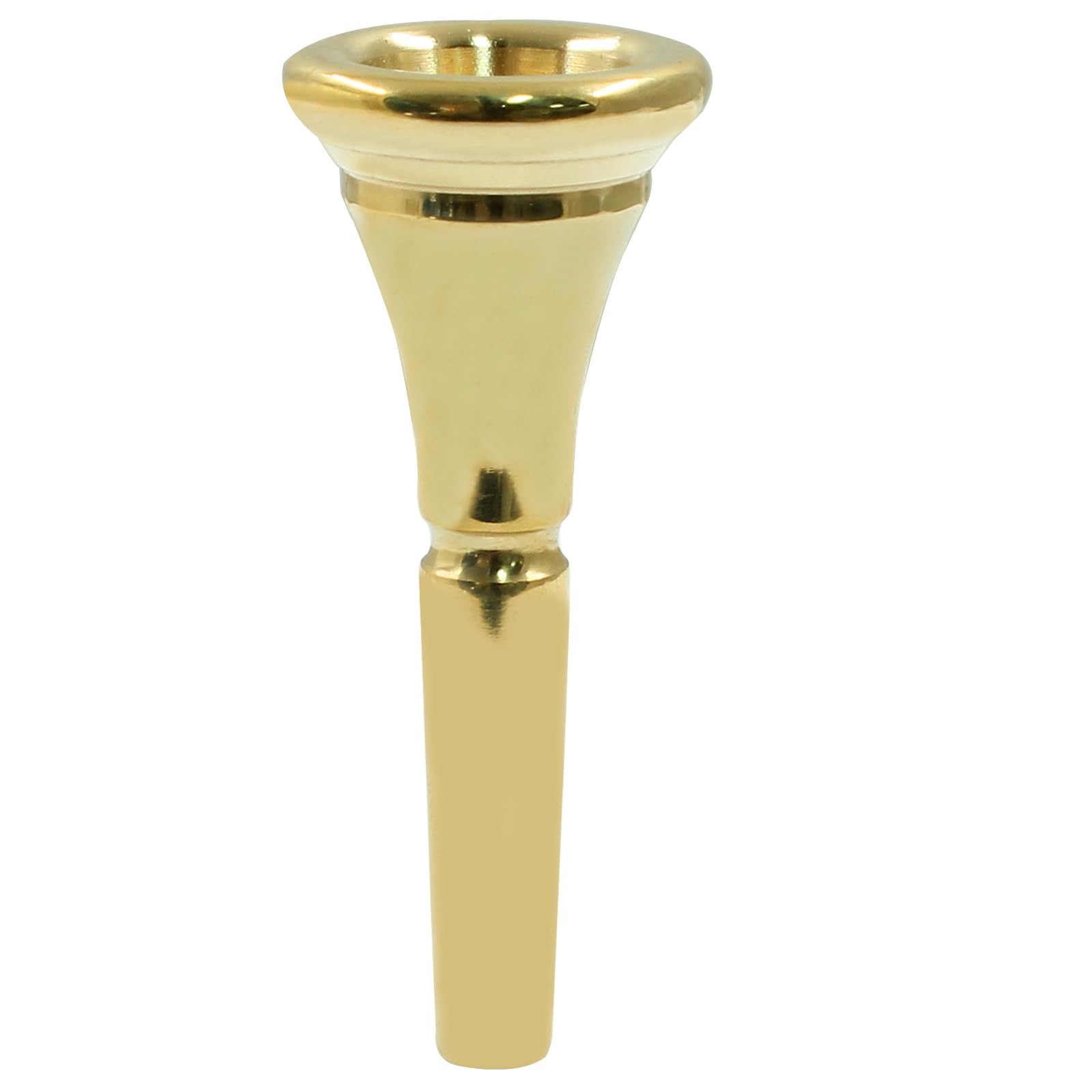 Unlorspy 1Pcs Standard Horn Mouthpiece - Stylish Rust Resistant Gold Plated French Horn Replacement Accessory for Concerts & Stage
