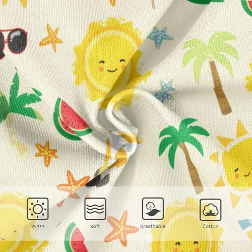 Girls' Underwear Summer Sun Sunglasses Beach Toddle Brief Panties 203011253