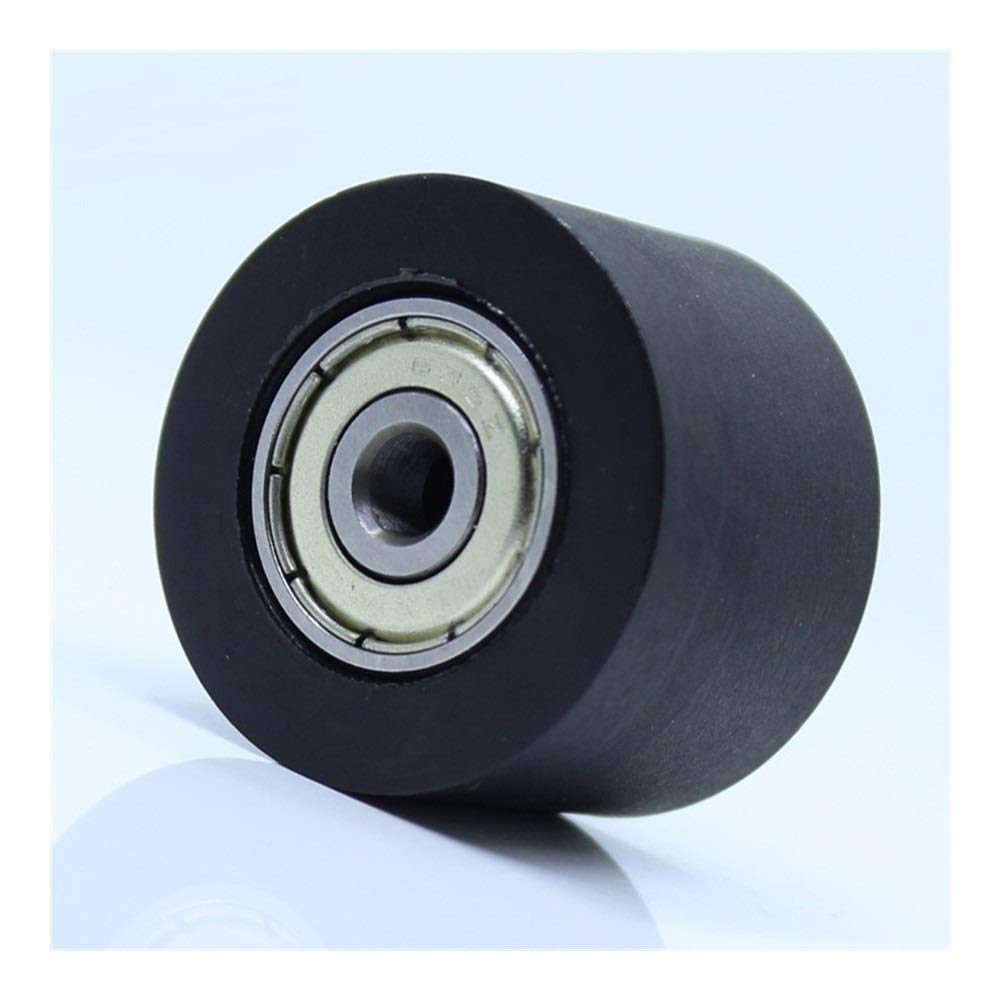JIYAMI'EN EL-ZHOU PU 635 de cojinete 5x30x30mm del Eje de 5 mm Puertas correderas de Rodillos con 2 Cojinetes de Poliuretano Guiding Wheel Rodillo de Arrastre (Size : 6Pcs)