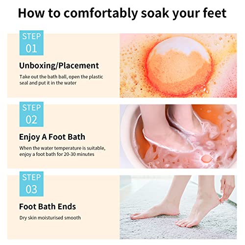 10pcs Bombas de Baño, Set Baño Mujer, Bombas de Baño con Aceites Esenciales Naturales, Gran Regalo para Mujeres, Niñas y Niños - imagen 6