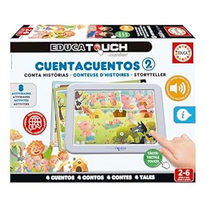 Educa – EducaTouch Junior, Érase una Vez Cuentacuentos 2, con música y Canciones, Juego Educativo para niños, a Partir de 24 Meses (17952)