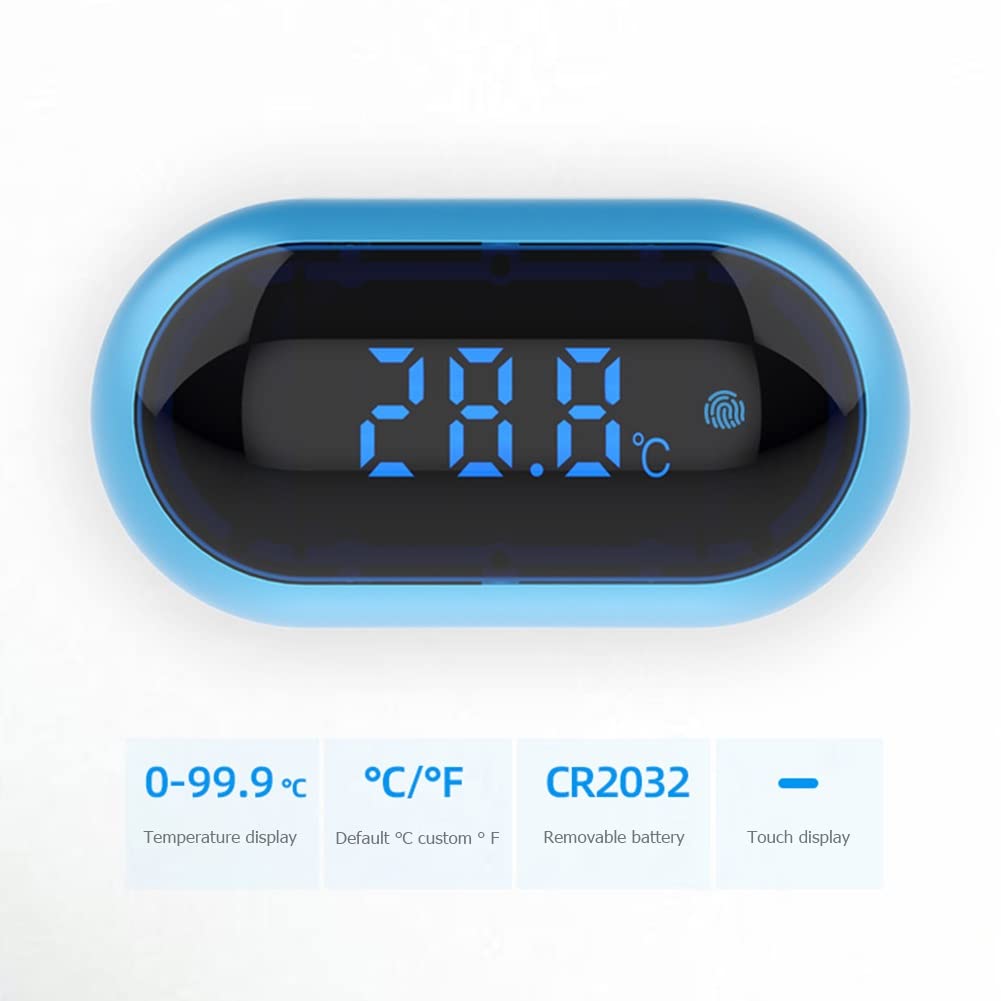 Termómetro Digital Led for acuario, medidor de prueba, termómetro electrónico for pecera, temperatura adhesivo, herramientas