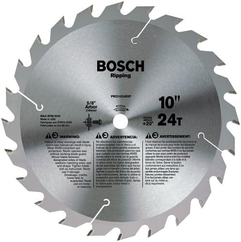 24 Tooth FTG Ripping Saw Blade 