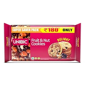 UNIBIC Fruit & Nut Cookies, 500 g
