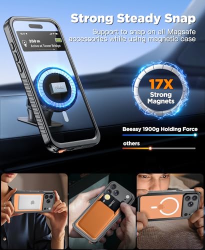 Coque iPhone 17 Pro Max Incassable Contre les Chutes et l'Eau