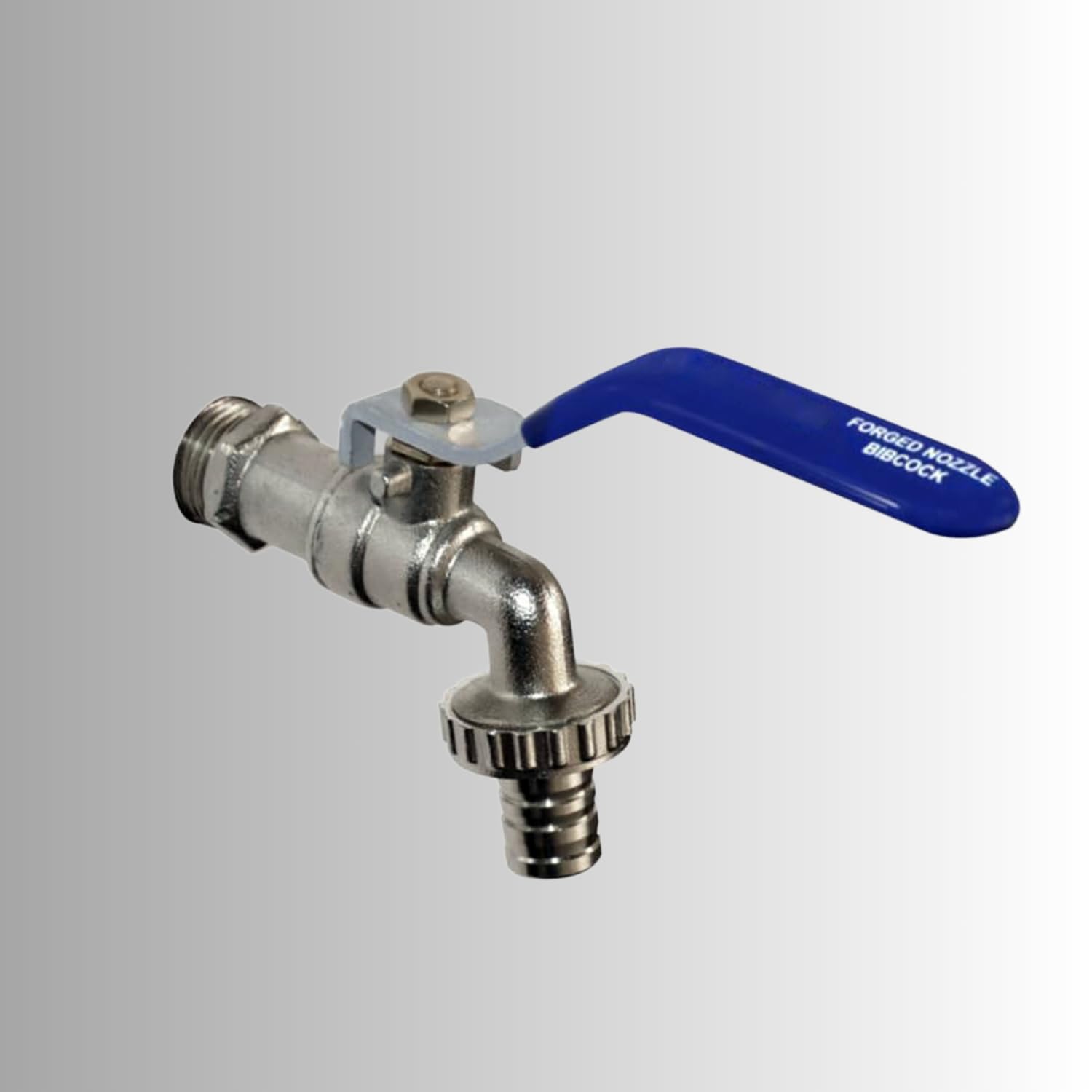 Aitchcy Nozzle Brass Bib Cock with 1/2" Hose Clamp for Bathroom | Kitchen | Garden Tap | Tap for Hose Pipe | Outdoor Tap (Chrome-Zinc Plated) (B0D6S4PV6Q) Amazon Price History, Amazon Price Tracker