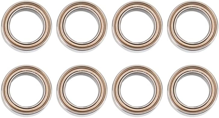 BAIJAC 8 Pcs Ball Bearing 6.35X9.53X3.17mm for HBX 16889 16889A 16890 16890A SG 1601 SG 1602 SG1601 RC Car Parts Accessories (Color : Burgundy)