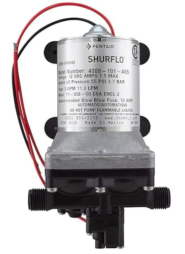 image for PowerMax Shurflo 4008 101-A65 | 12V 3 Gallon RV replacement water pump