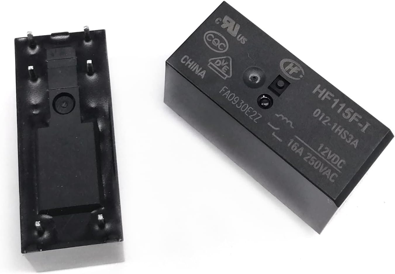 5pcs Hf-115f Jqx-115f-005 012 024-1hs3 6PIn 16a Power Relay(OneColor)