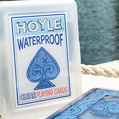 Hoyle Clear Poker Cards Red/Blue #TOP2