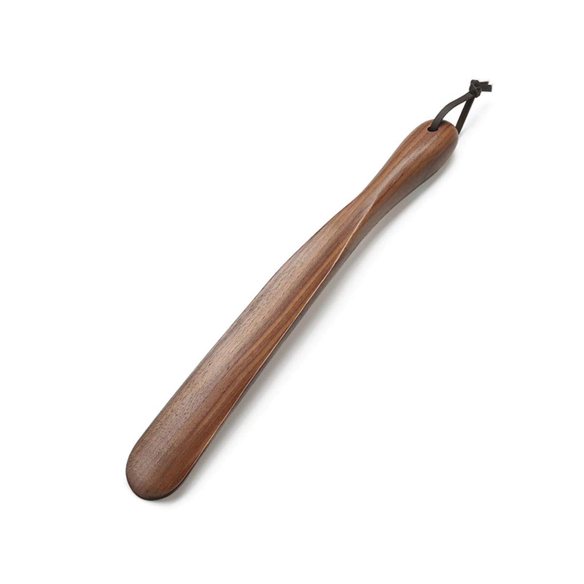 Calzador de madera con mango largo para un fácil acceso al calzado, diseño duradero y ligero, ideal para uso diario y viajes, 15 pulgadas de longitud