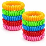 CABLEPELADO Pulseras Antimosquitos Pack 10 | Pulsera Repelente de Mosquitos con Citronela y Menta | Ajustables, Viajes