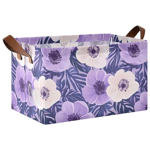 Boîte de rangement pour étagères et garde-robe fleurie Mnsruu - 2
