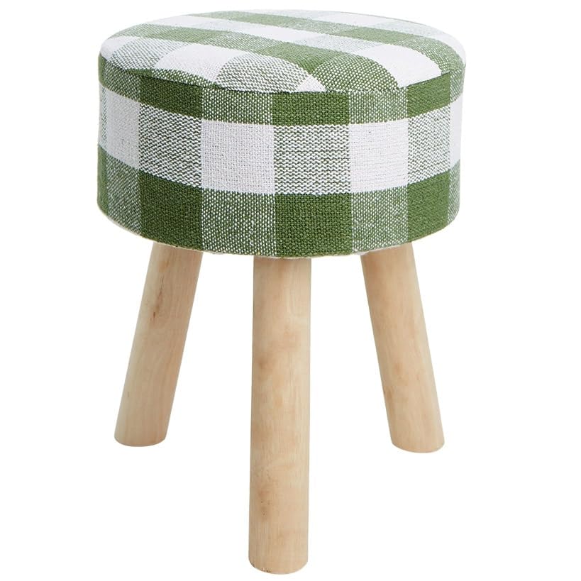 Amazon.com: The Lakeside Collection Buffalo Check Stools - Green