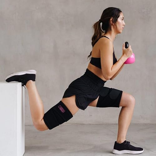 Miniatura 3 de Sports Research Los recortadores de muslos Sweet Sweat para hombres y mujeres aumentan el sudor y la actividad de los muslos durante el ejercicio