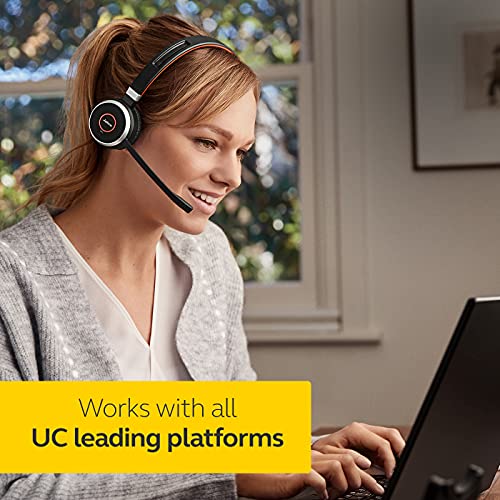image for Jabra Evolve 65 MS Teams Wireless Headset, Mono – Includes Link 370 