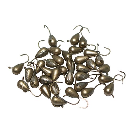 Shelt's 25 Pcs Unpainted Ice Fishing Tungsten Jigs (3mm)