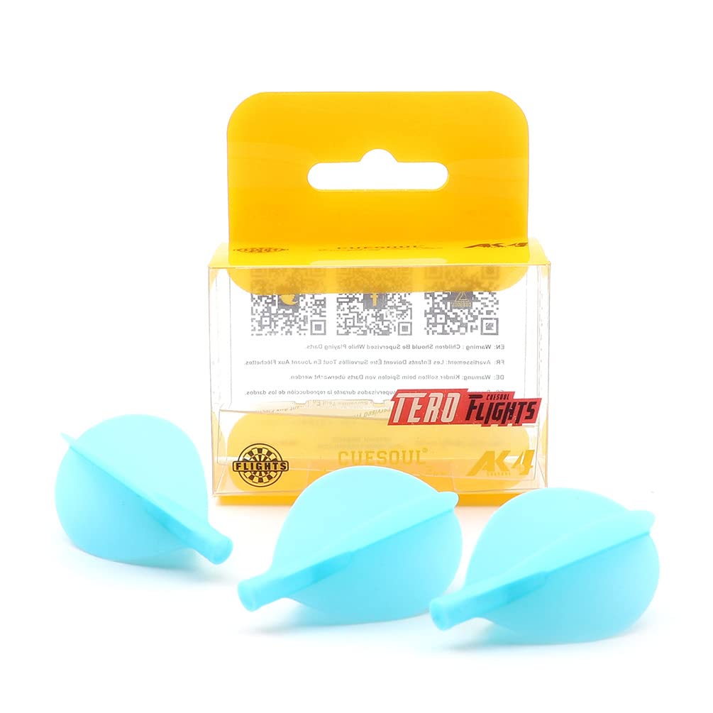 CUESOUL TERO AK4 Dart Flights pear shape,Set of 3 pcs(CS-AK4+5SDYS)