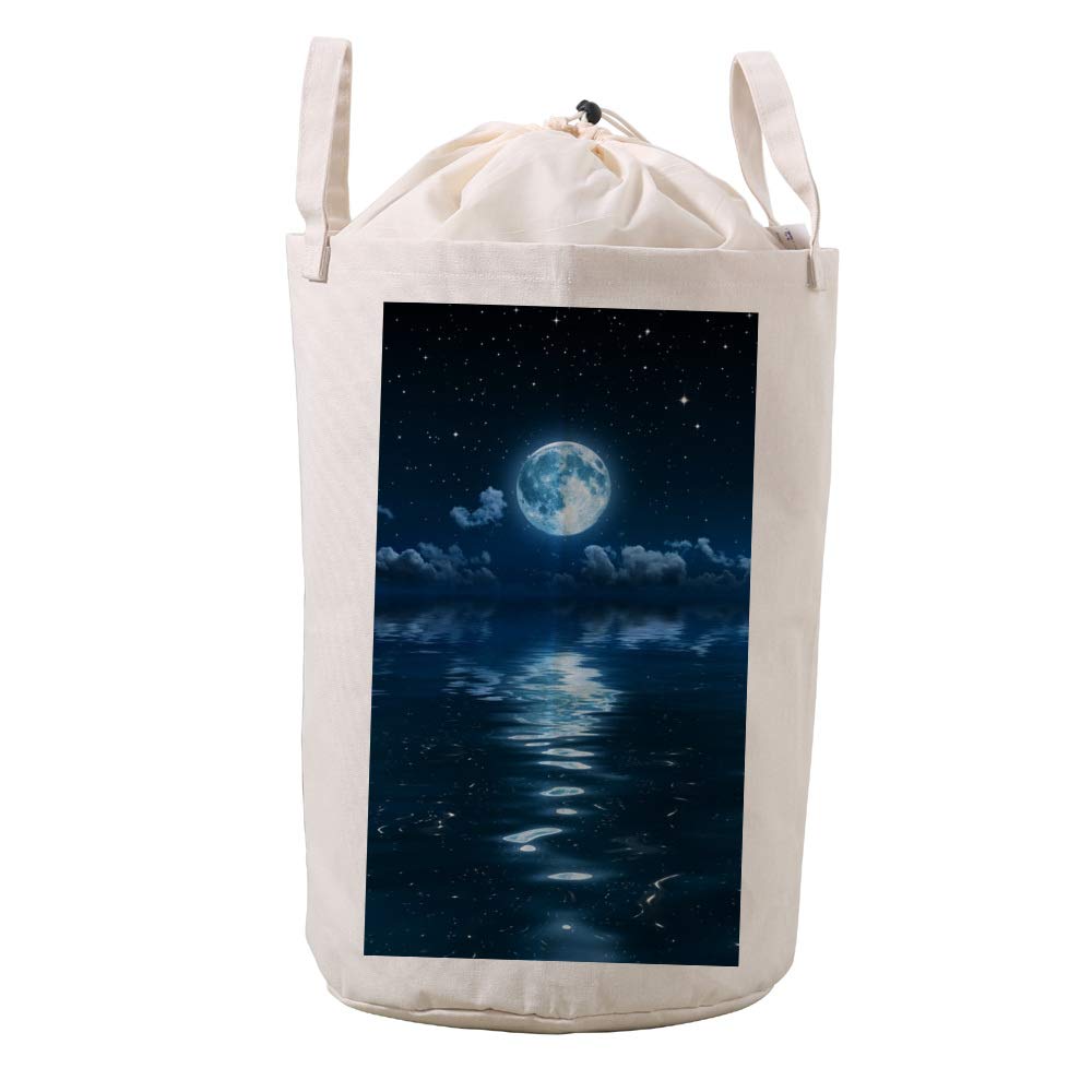 Bolsa de ropa de baño impermeable con cordón diseño Super Moon ajustable para playa