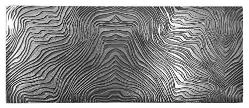 Texture Pattern Plate Style #22 for Press or Rolling Mill Zebra Embossing Relief Jewelry Making Metal Forming Tool