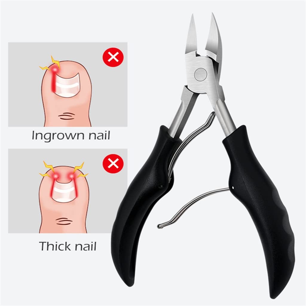 Generico Set di Manicure Set di Pedicure Set Strumenti per Unghie Attrezzi Kit taglierini a Forbici Professionali in Acciaio Inossidabile/Come Mostrato/Dimensione