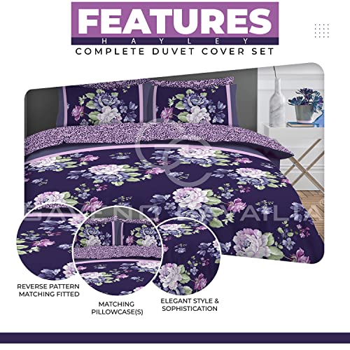 GC GAVENO CAVAILIA King Size Duvet Cover Sets With Fitted Sheet - Polycotton Complete Bedding Set including Pillow Cases - Image 2