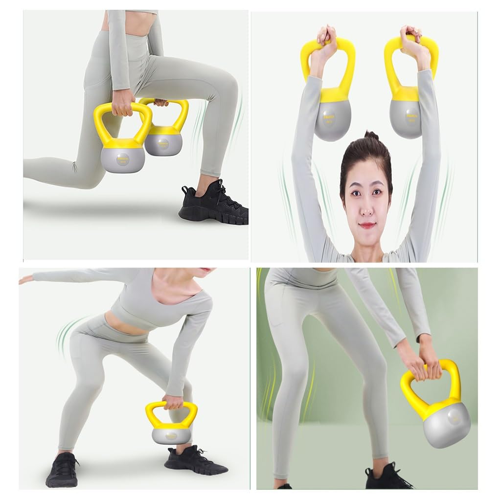 Weiche Kugelhantel - Eisensand gefüllte stoßfeste Handgewichte, Krafttraining Kettlebells 2,3 kg, 4,5 kg und 6,8 kg, optional für Frauen, Männer oder Kinder verschiedener Niveaus (Größe : 8 kg)