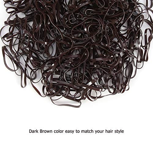Hoyols Small Hair Elastics Brown - Image 3