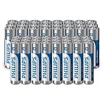 Philips Ultra AA/AAA Alkaline Batterie Combo, Multiuso per vari dispositivi, Confezione da 48