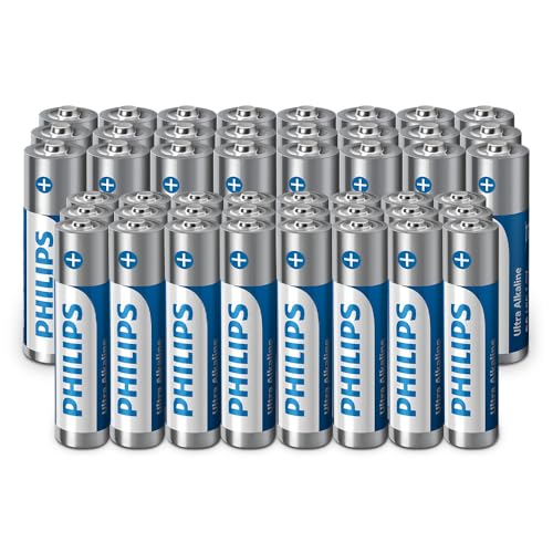 Philips Ultra baterie alkaliczne AA/AAA Combo – wielofunkcyjne do różnych urządzeń, 48 sztuk