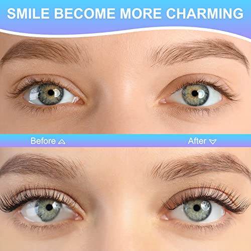 Heated Eyelash Curlers-Eyelash Curler Long-Lasting Natural Curling Usb Rechargeable Quickly Curl Eye Lashes With 2 Heating Modes Sensing Heated Silicone Pad (White) #TOP1