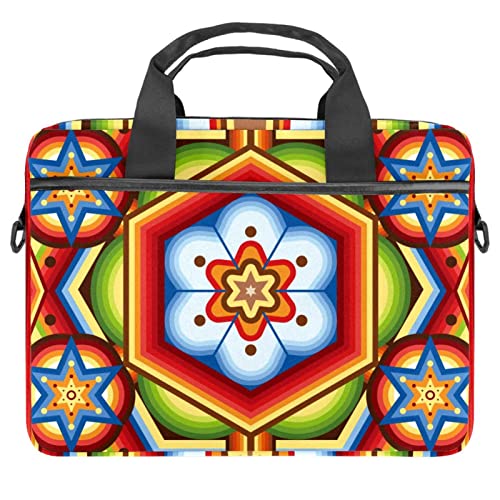 Funda para portátil de 14 pulgadas y maletín bandolera protector para tableta de 13.3 multicolor 1
