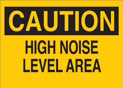 Panneau High Noise Level Area Brady contre les risques auditifs