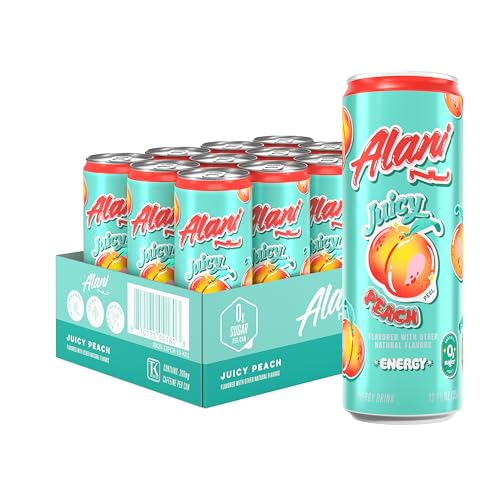 Alani Nu Juicy Peach Sugar Free Energy Drink (Pack of 12) - image 1