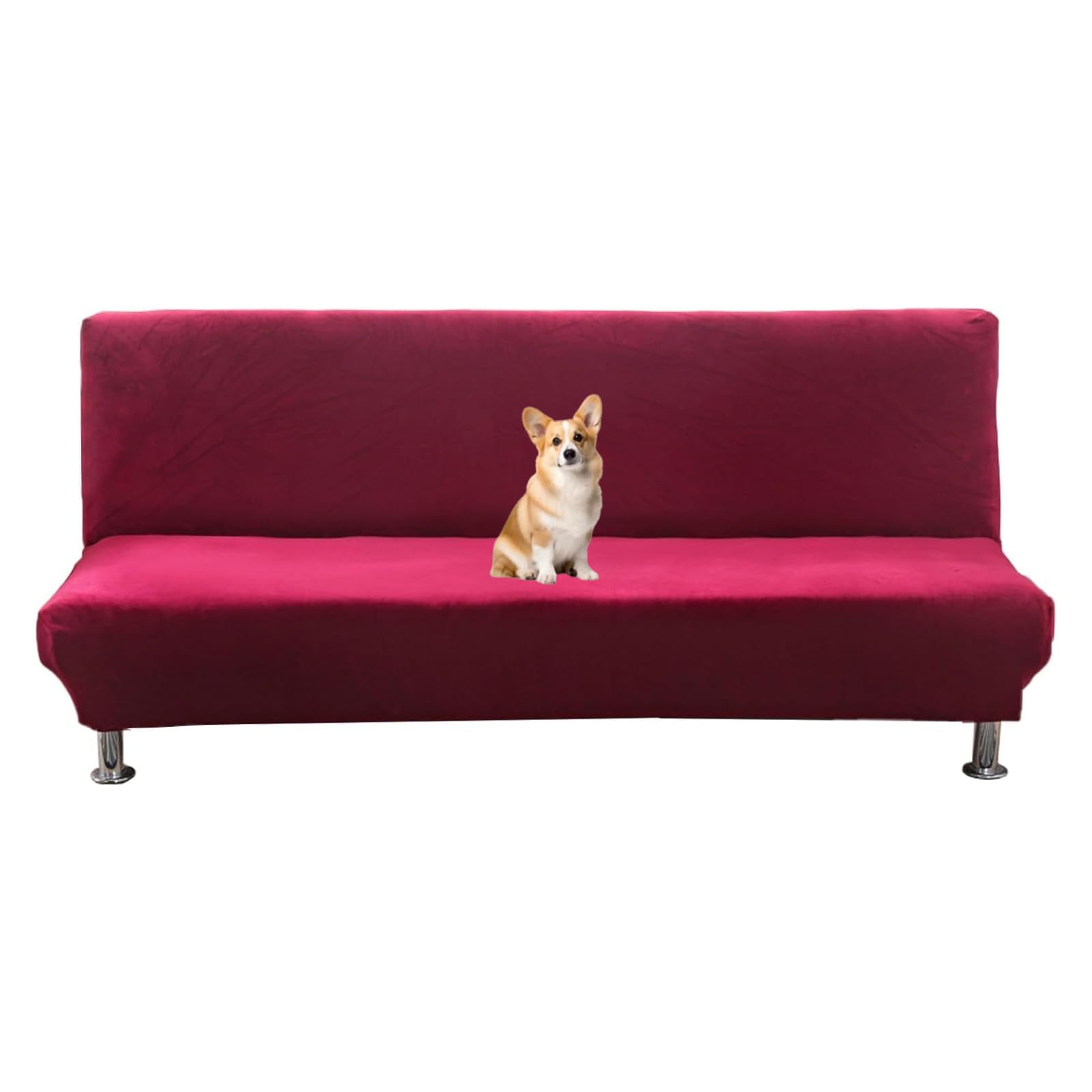 Housse de futon extensible en peluche pour sublimer votre salon ou chambre d'amis
