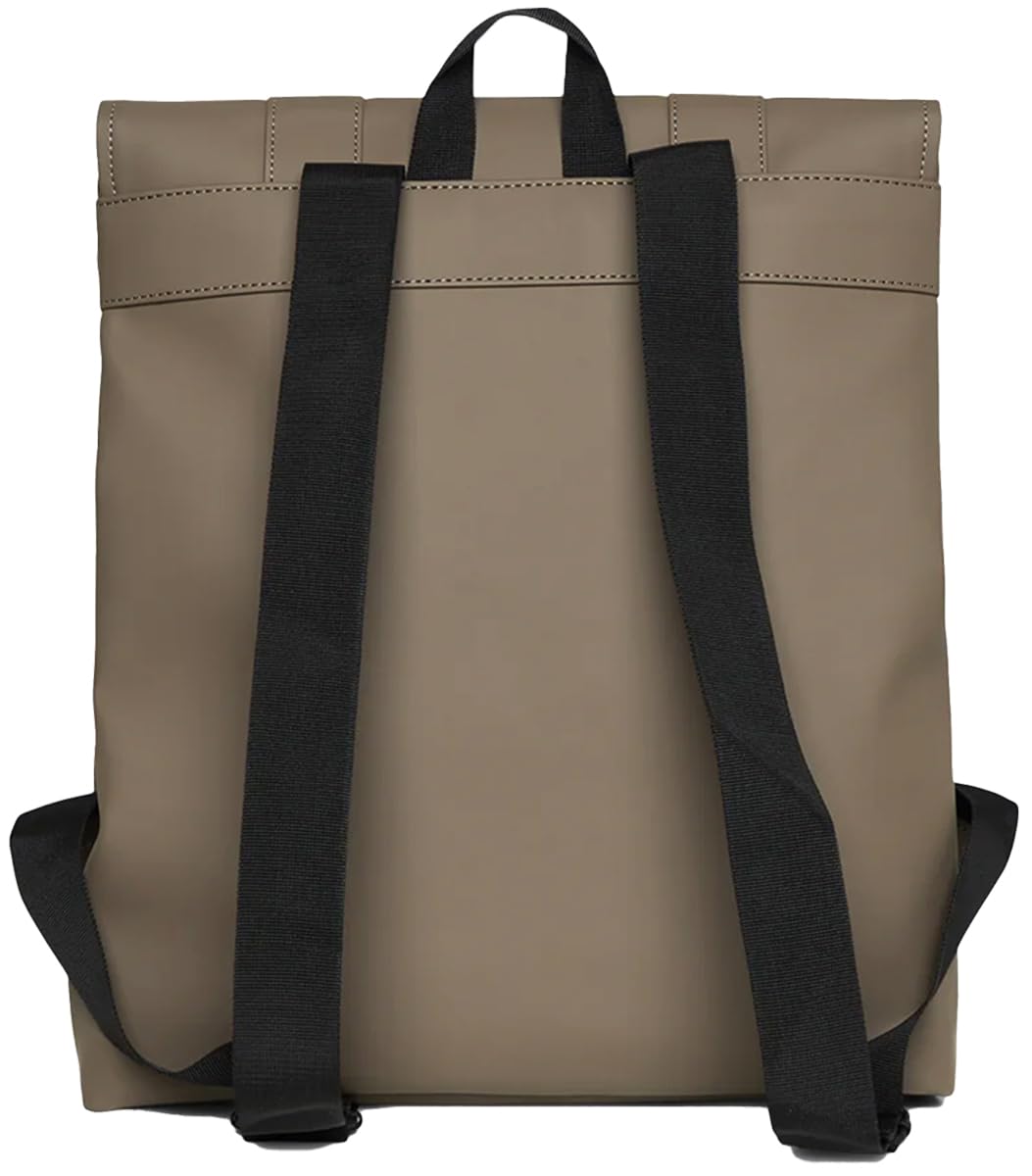 RAINS Unisex MSN Bag Backpack, 66 Wood (Brown), One Size, 66 wood (brown) Fashion