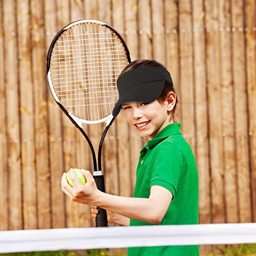 Ultrafun 9Pack Kids Sun Visor Hat UV Protection Sports Tennis Beach Summer Visor Hats for Boys Girls Aged 5 to 12 Years4