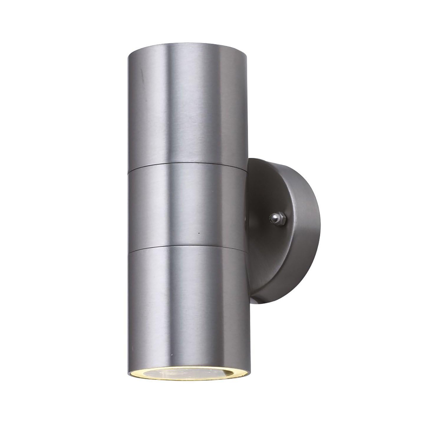 Searchlight Light Search Exterior & Porch Double Gu10 Led In Stainless Steel