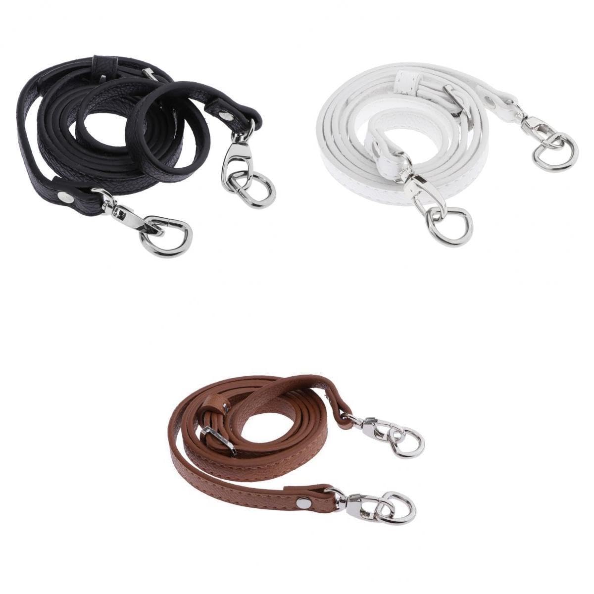3x Adjustable Leather Bag Strap Replacement for Bag Making-image-27