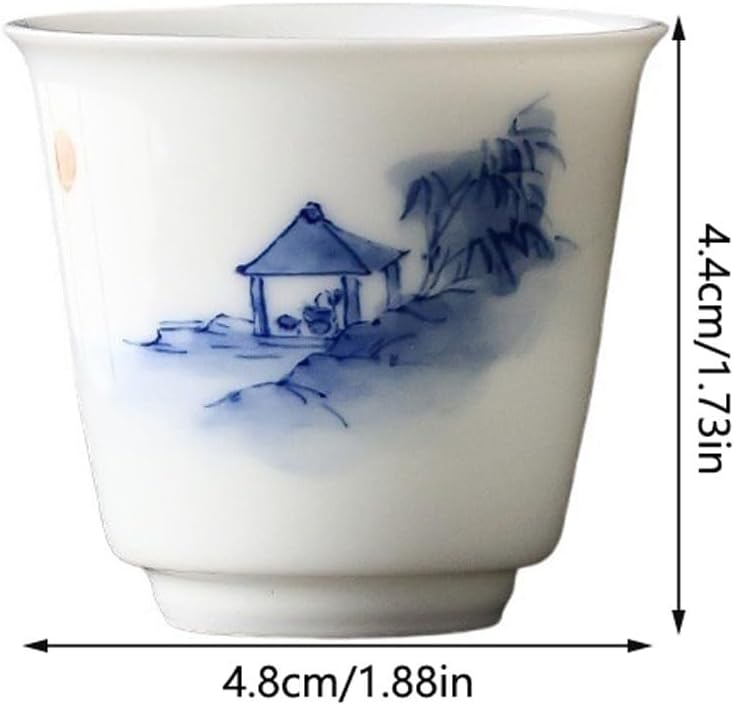 GSOUL Kungfu Tea cup Tea House Cup Personal Owner Home Kitchen Exquisite Chinese Style Kung Fu Set Tasting Single Small Tea Cups