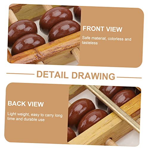 CANIGHT 1Pc Adultos Crianças Crianças Calculadora Japonesa De Madeira Para Soroban Ferramentas Matem