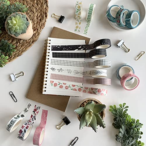 Scrapbooking y diarios creativos con este set de 16 rollos de cinta 3