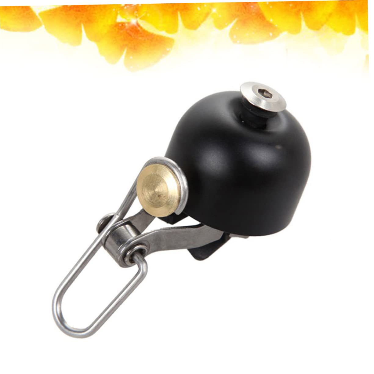 Hemobllo Kupfer Fahrradklingel Fahrradzubehör Erwachsene Tag Laute Fahrradklingel Glocken Fahrrad Rennradklingel Lauter Ton Fahrradring Glocke Horn Glocke Schwarz