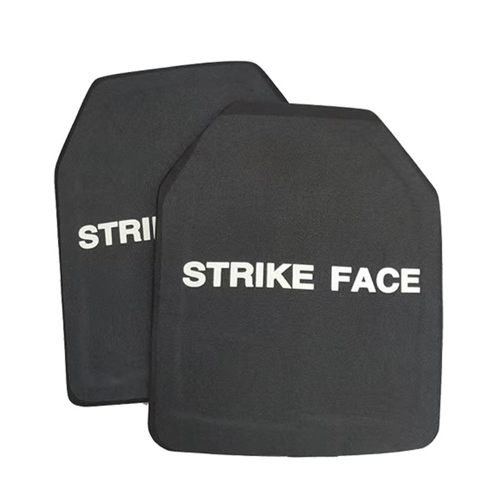 2er-Pack NIJ IIIA Ballistische Platte 25 x 30 cm, leichte kugelsichere PE-Platte für Taktische Weste, Rucksackeinsatz, Multi-Hit-Schutz