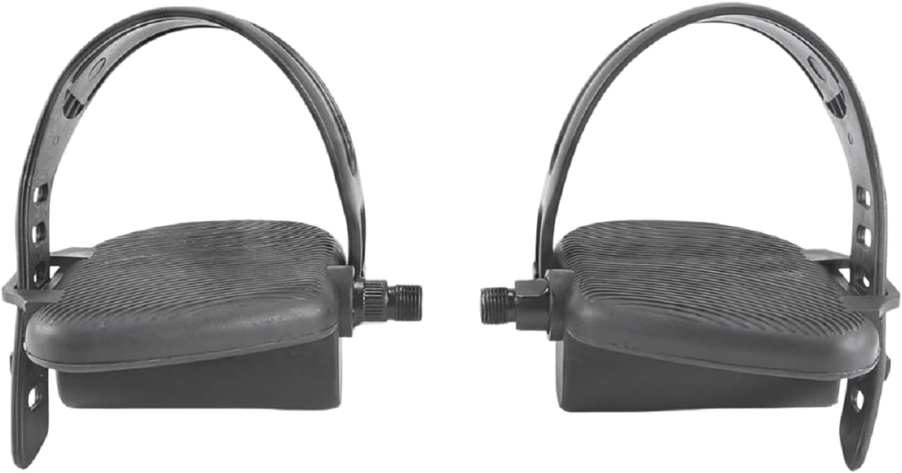 Left/Right Foot Pedal Pair Set w/Straps Part 355668 & 355667 Exercise Bike, Replacement Repair Part, Smooth Operation, Reliable Fit
