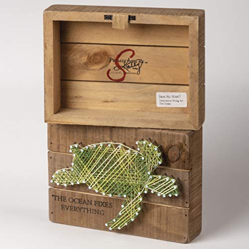 Primitives By Kathy String Art Wood Sign, 8 X 6, The Ocean Fixes Everything #TOP6